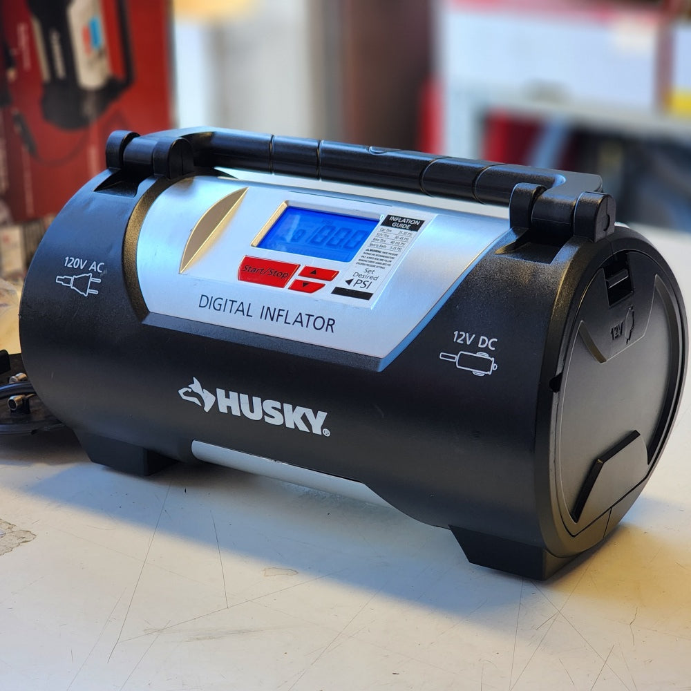 12/120 Volt Corded Electric Auto And Home Inflator 12/120 Volt Corded Electric Auto And Home Inflator